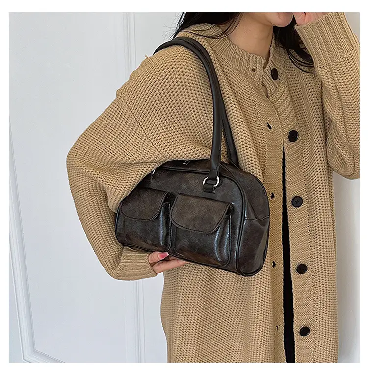 Women's Vintage Textile Shoulder Bag Large Capacity 2024 — feature 17