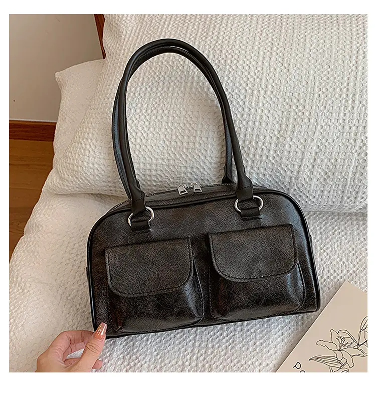 Women's Vintage Textile Shoulder Bag Large Capacity 2024 — feature 18