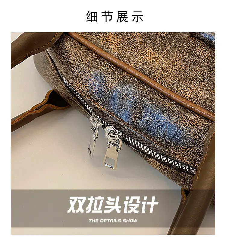 Women's Vintage Textile Shoulder Bag Large Capacity 2024 — feature 2