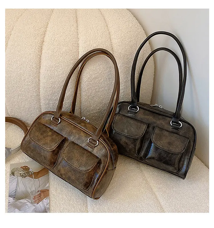 Women's Vintage Textile Shoulder Bag Large Capacity 2024 — feature 22