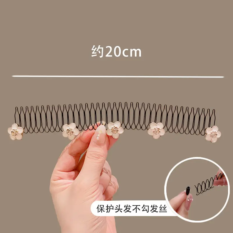 Camellia Hair Comb for Tidying Up Stray Hair - Image 3