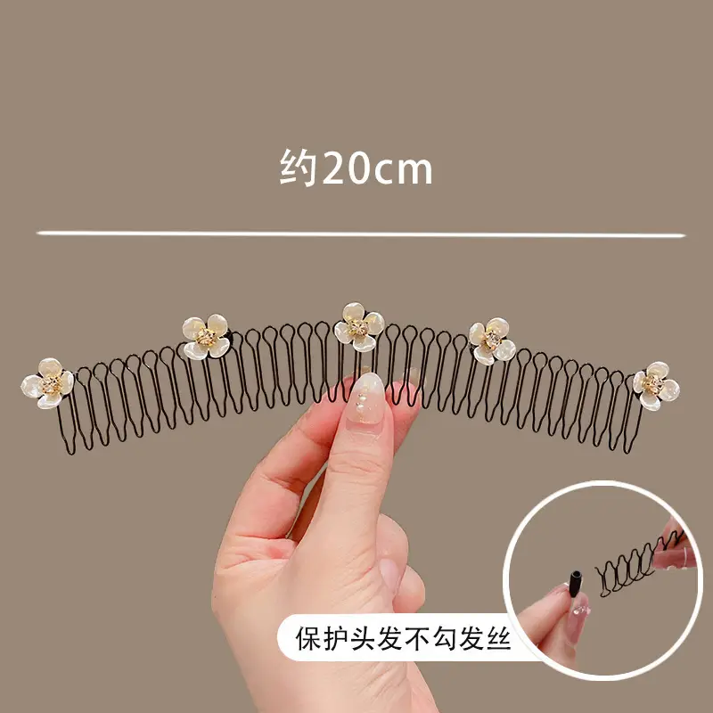 Camellia Hair Comb for Tidying Up Stray Hair - Image 4