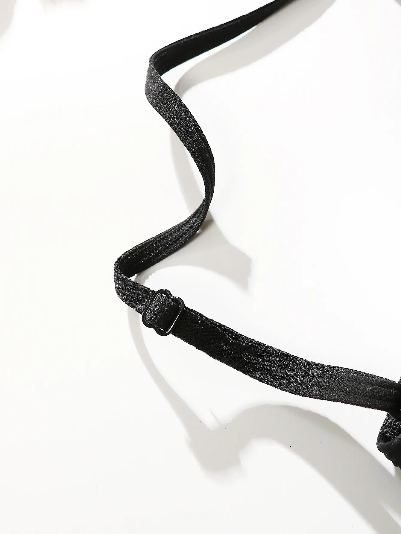 Black Triangle Cup Bra with Adjustable Straps — feature 10