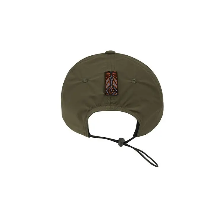 Oxford Style Velcro Cap Olive Green Quick Dry — feature 13
