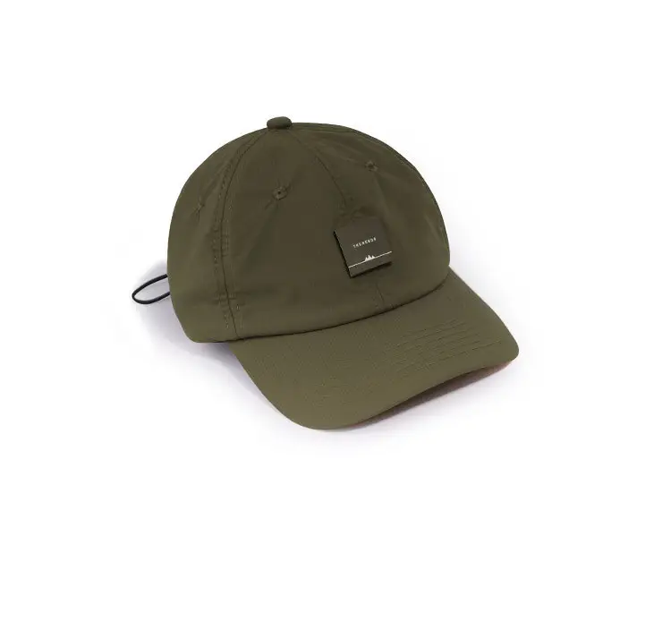 Oxford Style Velcro Cap Olive Green Quick Dry — feature 14