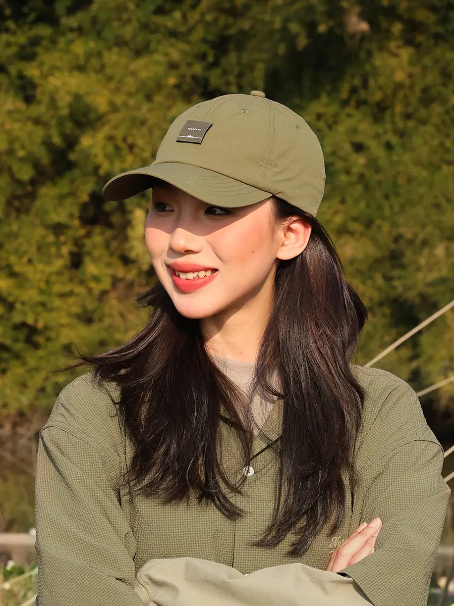 Oxford Style Velcro Cap Olive Green Quick Dry — feature 4