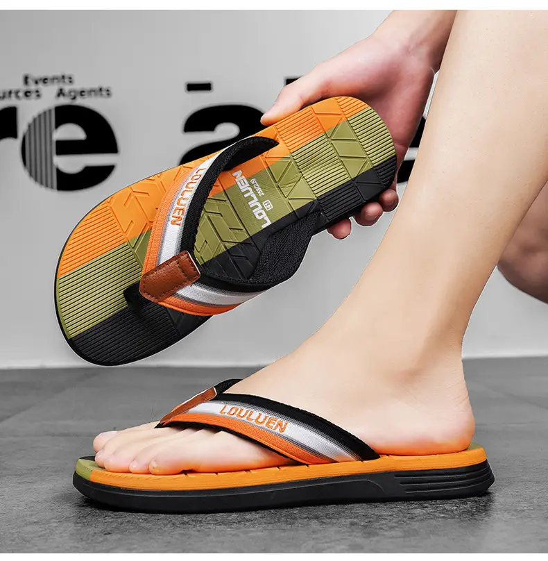 2024 New Style Flip-Flops Men's Summer Slippers Vietnam Outer Wear Flip-Flops Men's Non-Slip Trendy Beach Sandals — feature 18