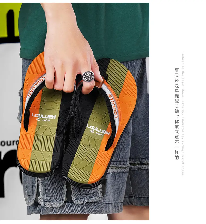 2024 New Style Flip-Flops Men's Summer Slippers Vietnam Outer Wear Flip-Flops Men's Non-Slip Trendy Beach Sandals — feature 19