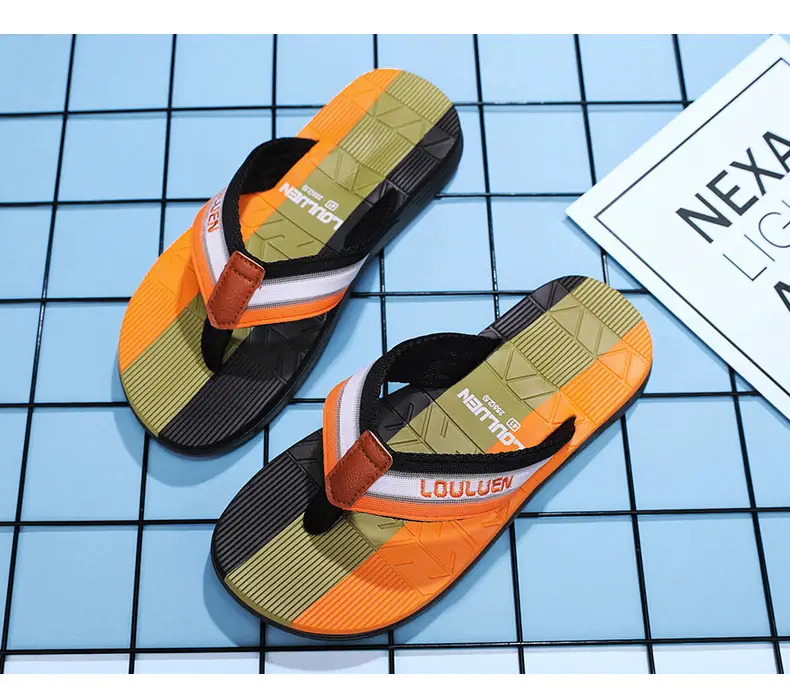 2024 New Style Flip-Flops Men's Summer Slippers Vietnam Outer Wear Flip-Flops Men's Non-Slip Trendy Beach Sandals — feature 5
