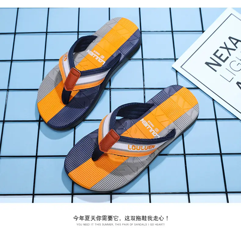2024 New Style Flip-Flops Men's Summer Slippers Vietnam Outer Wear Flip-Flops Men's Non-Slip Trendy Beach Sandals — feature 6