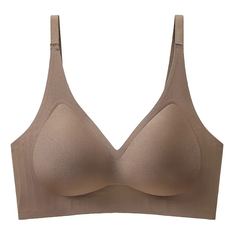 Women's Underwire-Free Deep V Bra for Grooming - Image 4