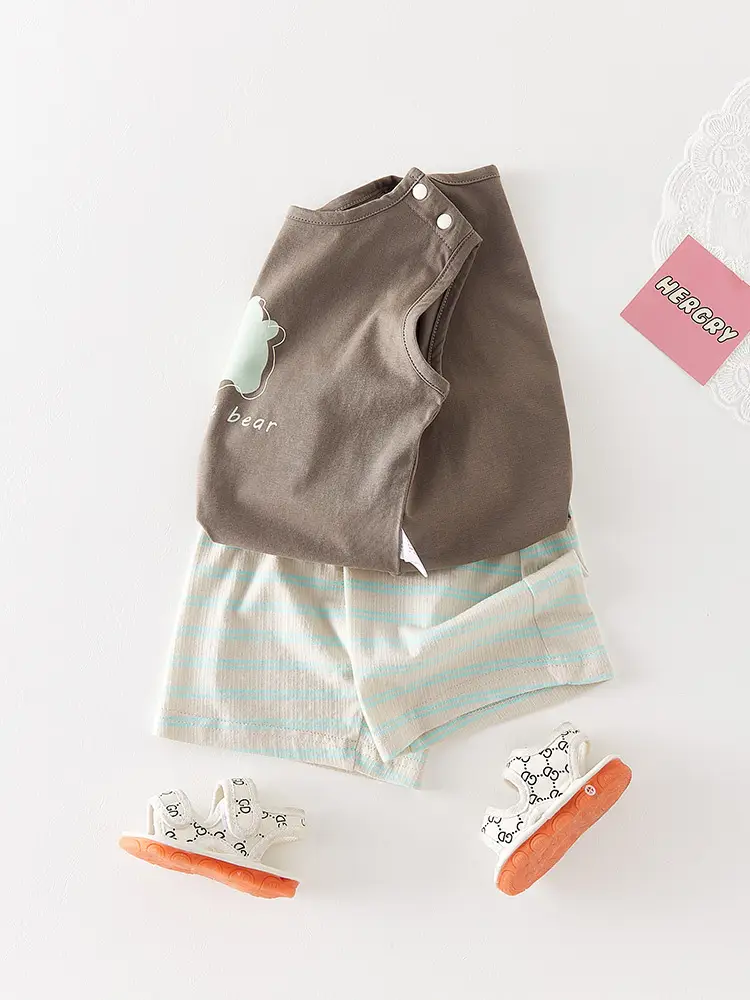 New Boys Shorts Set Summer Wear 3-6M - Image 4