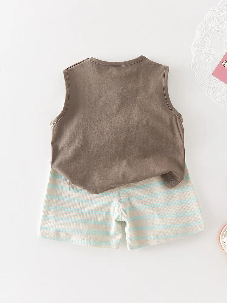 New Boys Shorts Set Summer Wear 3-6M - Image 5