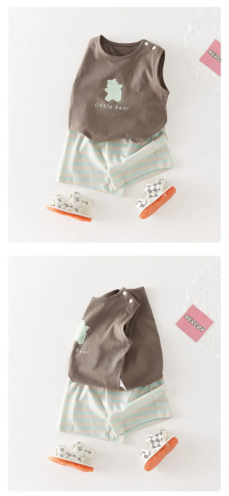 New Boys Shorts Set Summer Wear 3-6M — feature 14