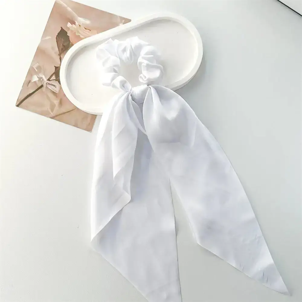 Satin Cross-Border Hair Scrunchies Set of 3 — feature 11