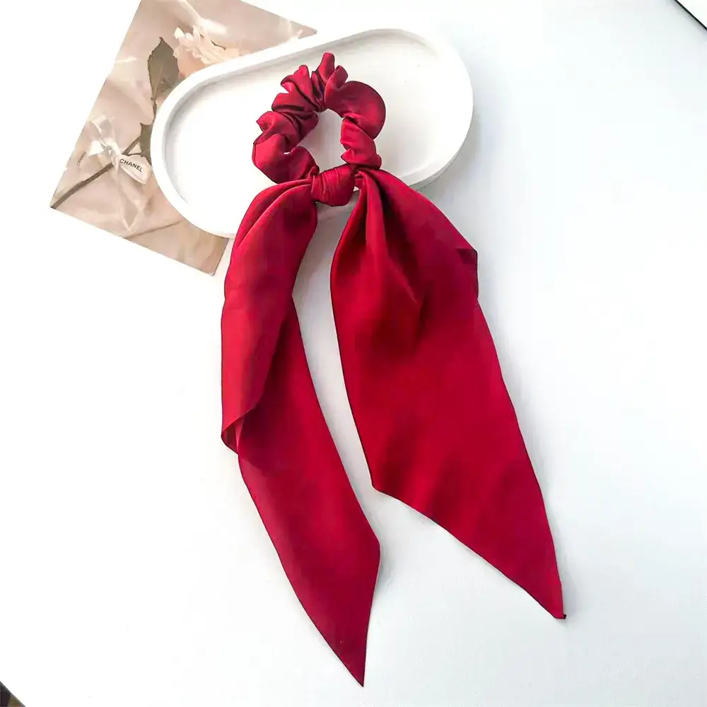 Satin Cross-Border Hair Scrunchies Set of 3 — feature 14