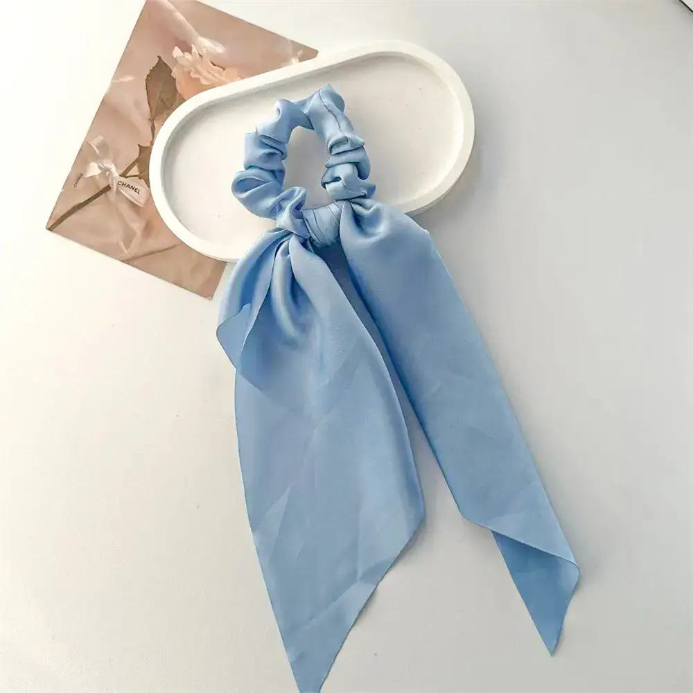 Satin Cross-Border Hair Scrunchies Set of 3 — feature 21
