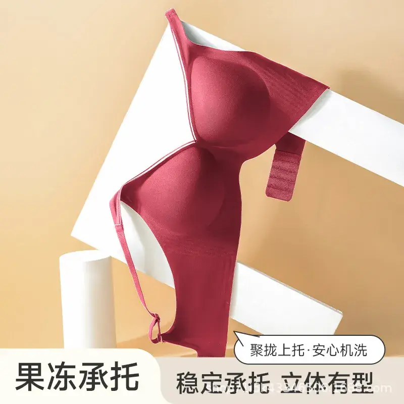 Women's Red One-Piece Bra for Large Busts - Image 7