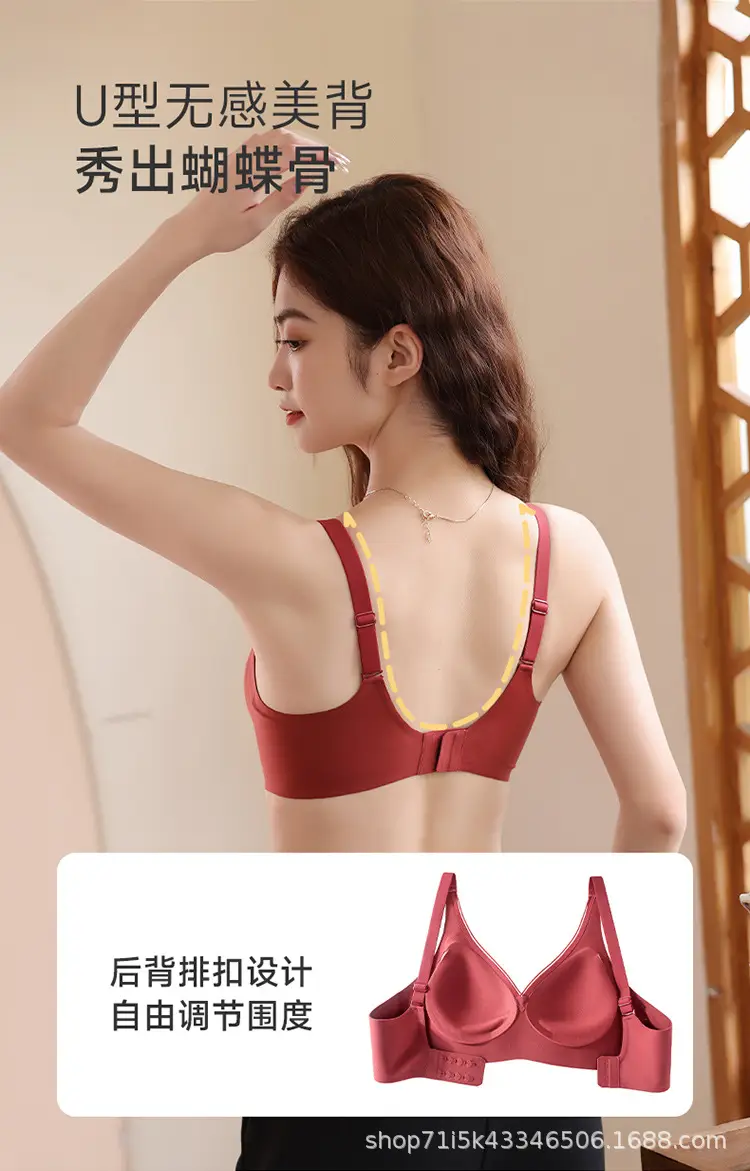 Women's Red One-Piece Bra for Large Busts — feature 14