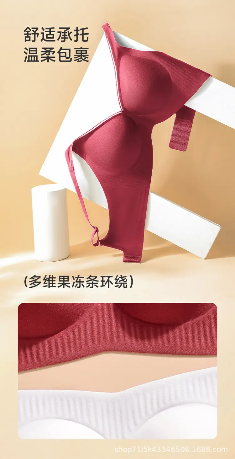 Women's Red One-Piece Bra for Large Busts — feature 4