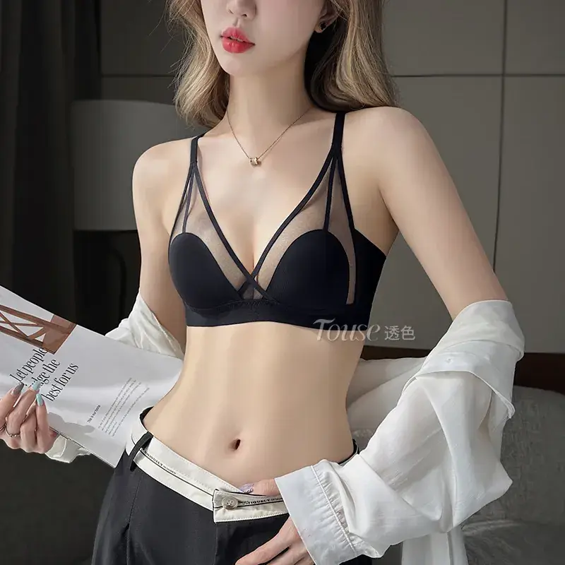 Women's Underwear Set with Cat Ear Cup & Slim Side Collapsed Design - Image 6