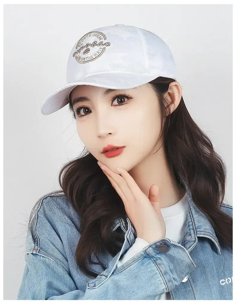 Black Embroidered Baseball Cap for Men Women — feature 10