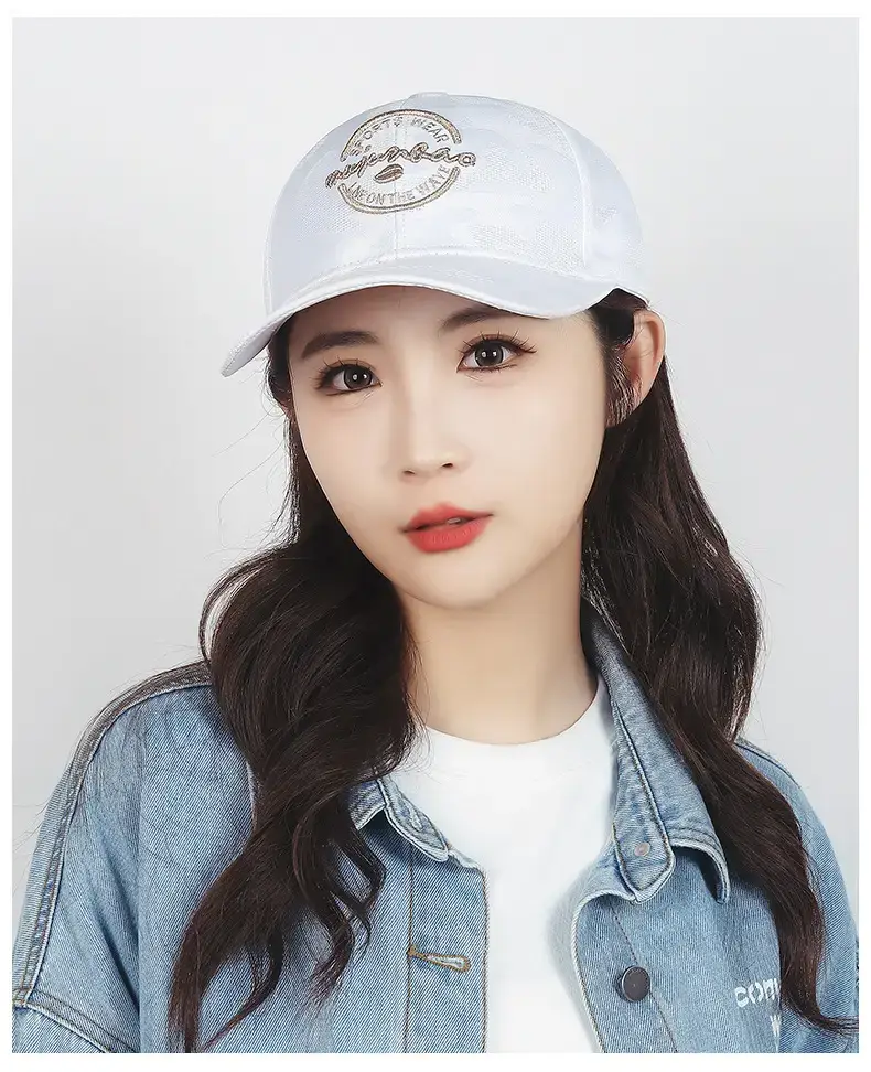 Black Embroidered Baseball Cap for Men Women — feature 11