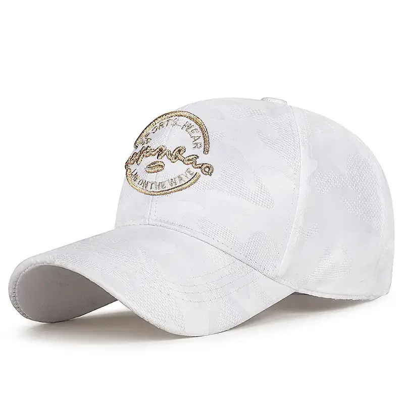 Black Embroidered Baseball Cap for Men Women - Image 3