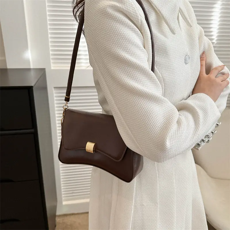 Women's 2025 Summer Crossbody Bags Brown Black White - Image 7