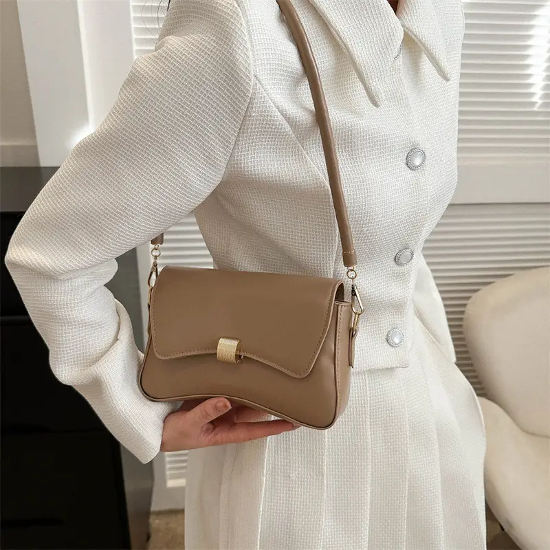 Women's 2025 Summer Crossbody Bags Brown Black White - Image 8