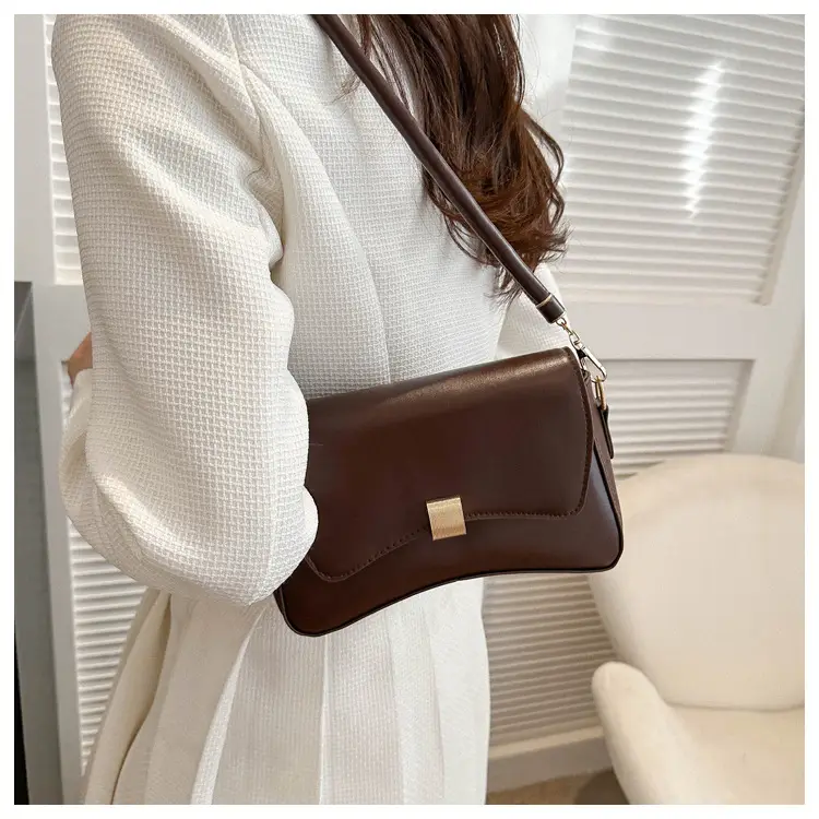 Women's 2025 Summer Crossbody Bags Brown Black White — feature 19