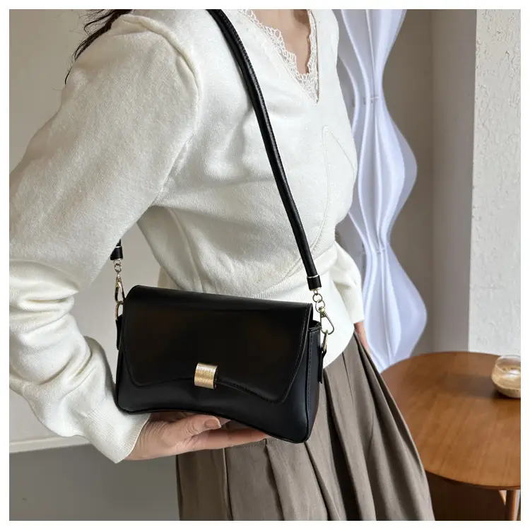 Women's 2025 Summer Crossbody Bags Brown Black White — feature 8