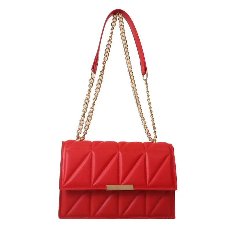 White Quilted Chain Bag for Women 2025