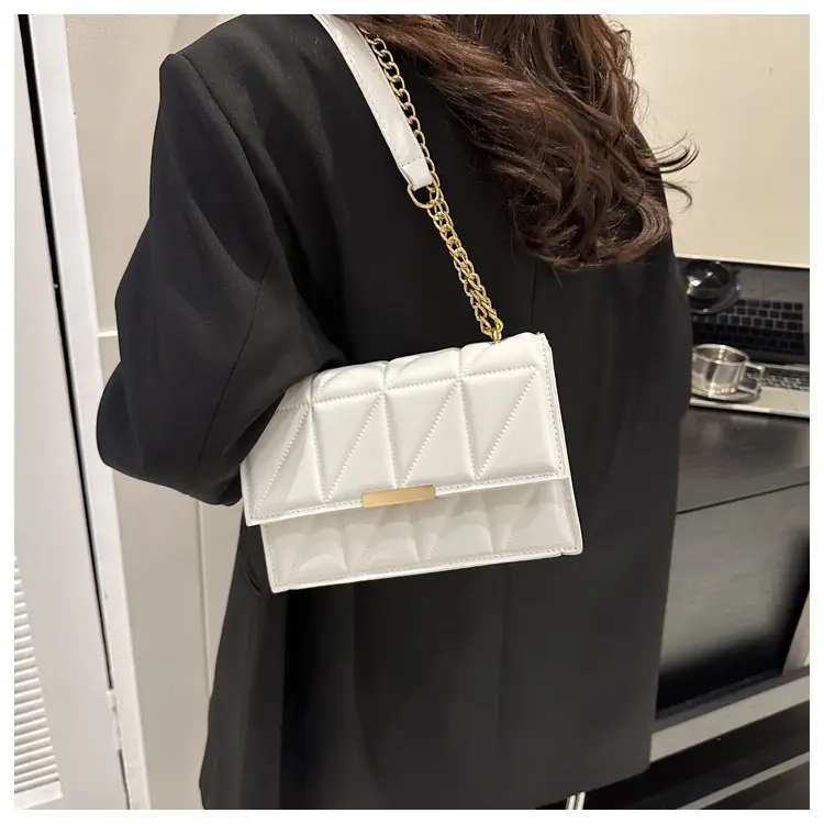 White Quilted Chain Bag for Women 2025 — feature 17