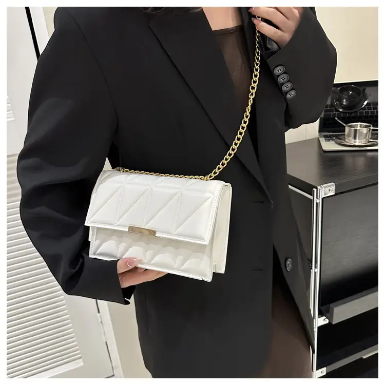 White Quilted Chain Bag for Women 2025 — feature 18