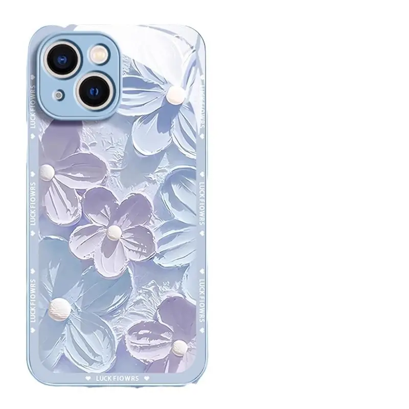 Apple iPhone 17 Glass Flower Case Anti-Fall Protective - Image 5