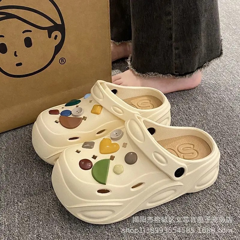 Eva Thick-Soled Clogs for Women, Summer Outer Wear, Summer Sandals, Women's Sandals, Summer Slippers, Men's Wholesale - Image 33