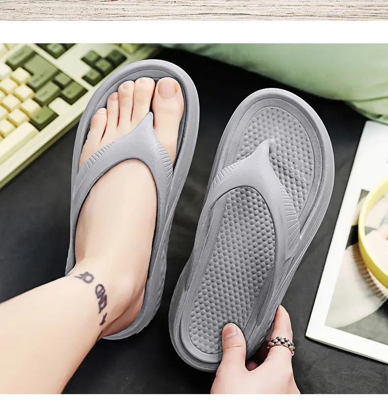 High-grade sandals and slippers 2025 summer new fashion all-match soft-soled beach shoes non-slip outing eva flip-flops for men — feature 13