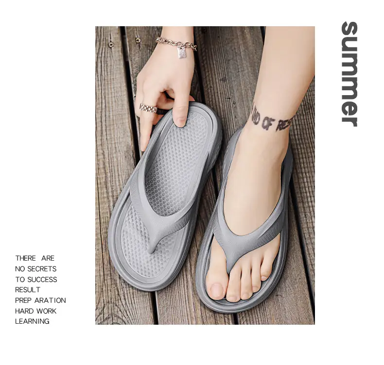 High-grade sandals and slippers 2025 summer new fashion all-match soft-soled beach shoes non-slip outing eva flip-flops for men — feature 3