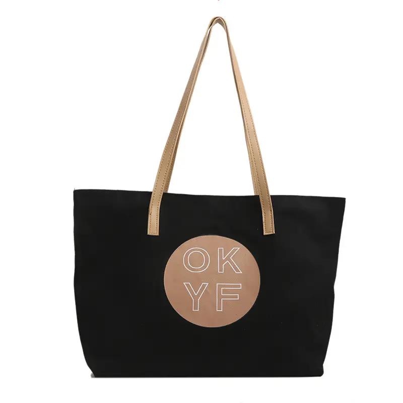 Canvas Shoulder Bag Women Large Capacity Beige 2025 - Image 8