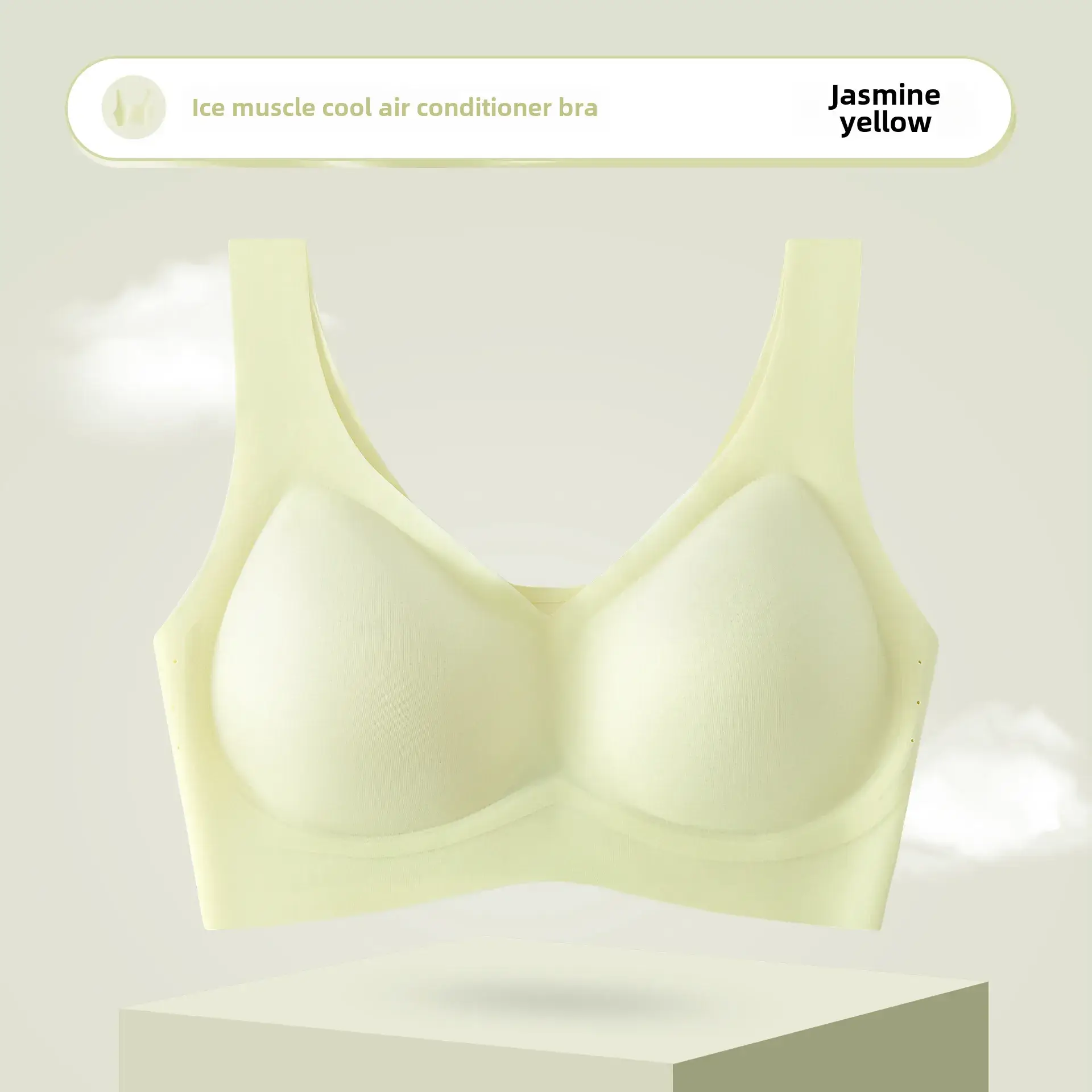 Ultra-Thin Ice Muscle Air Cooler Bra Glacier Blue - Image 10