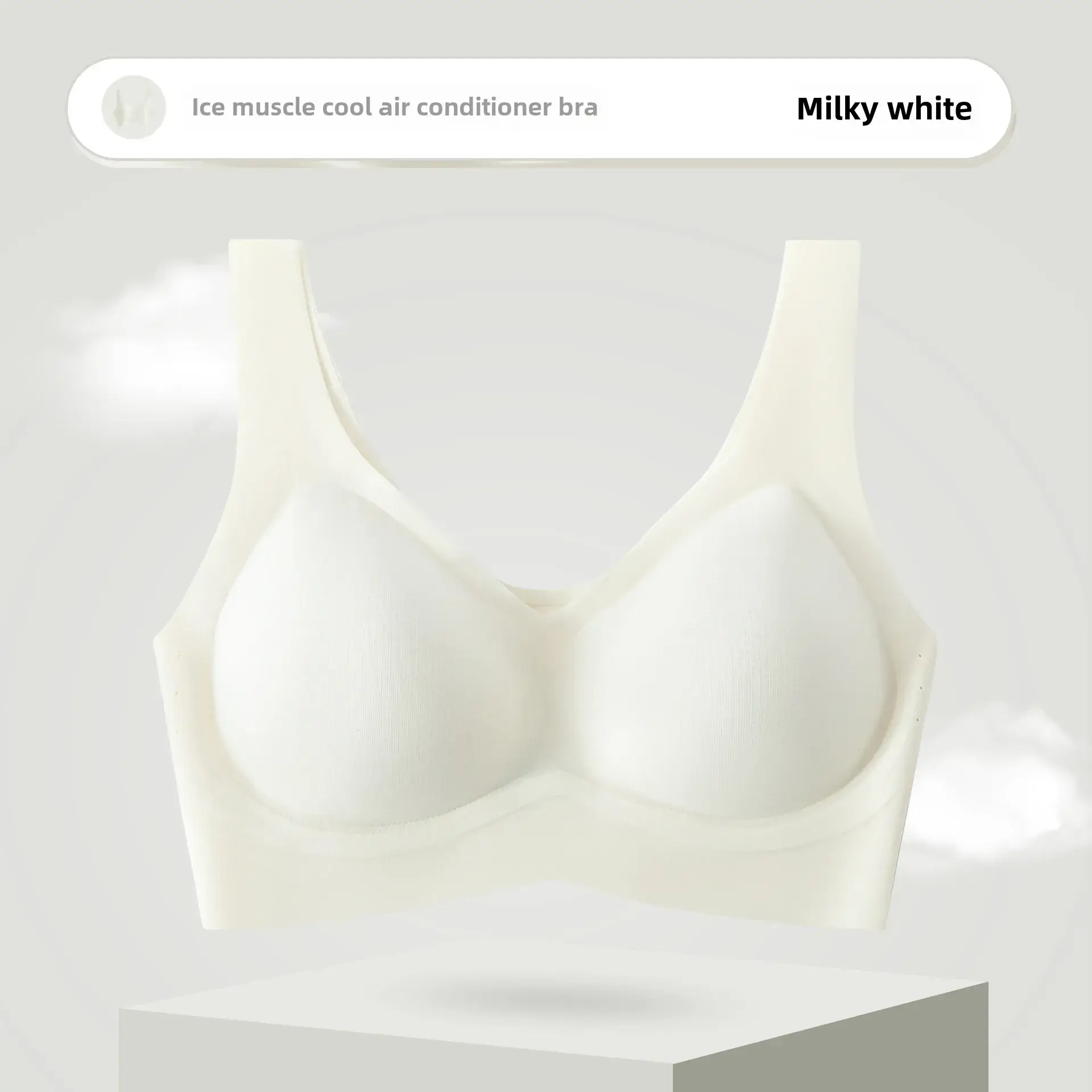 Ultra-Thin Ice Muscle Air Cooler Bra Glacier Blue - Image 14