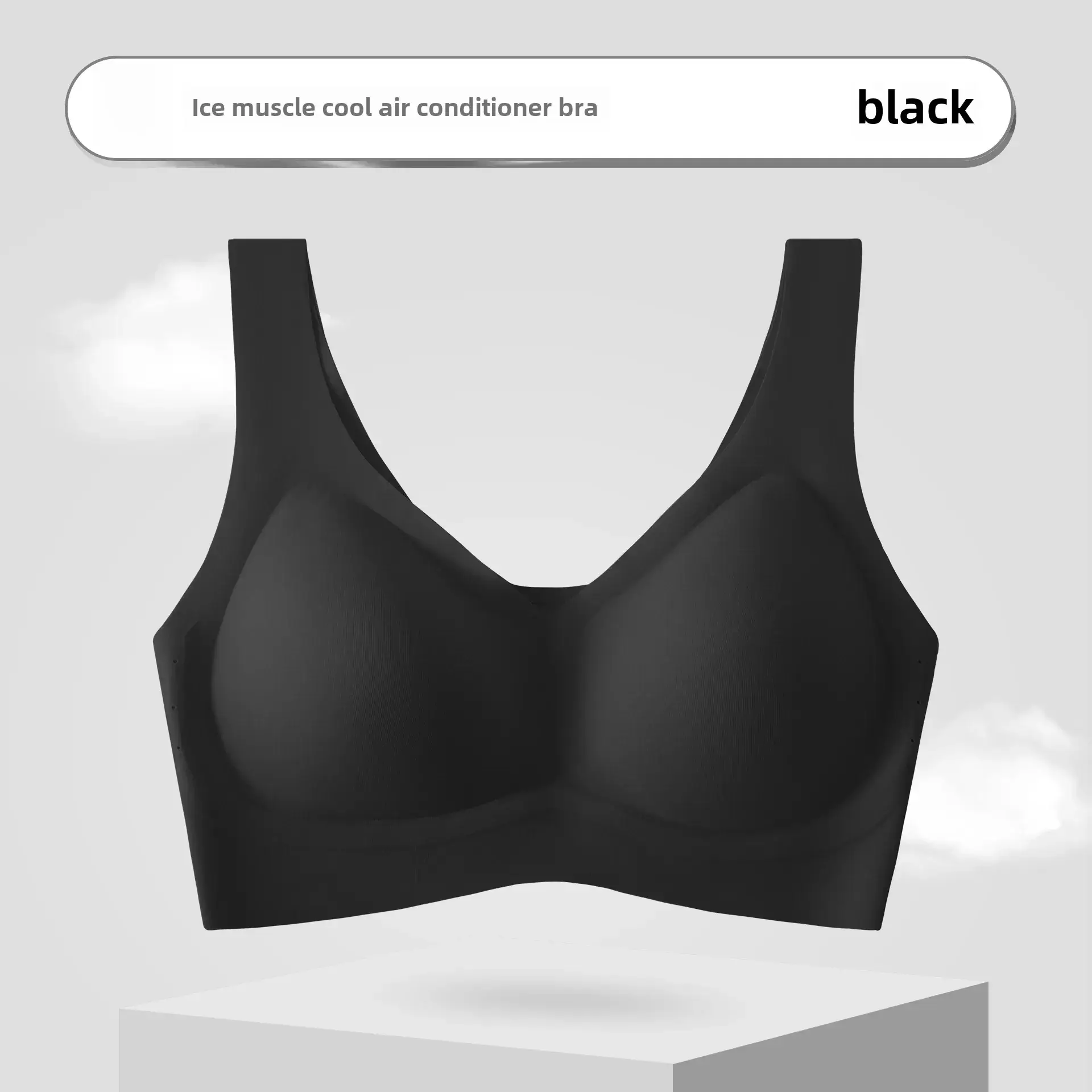 Ultra-Thin Ice Muscle Air Cooler Bra Glacier Blue - Image 7