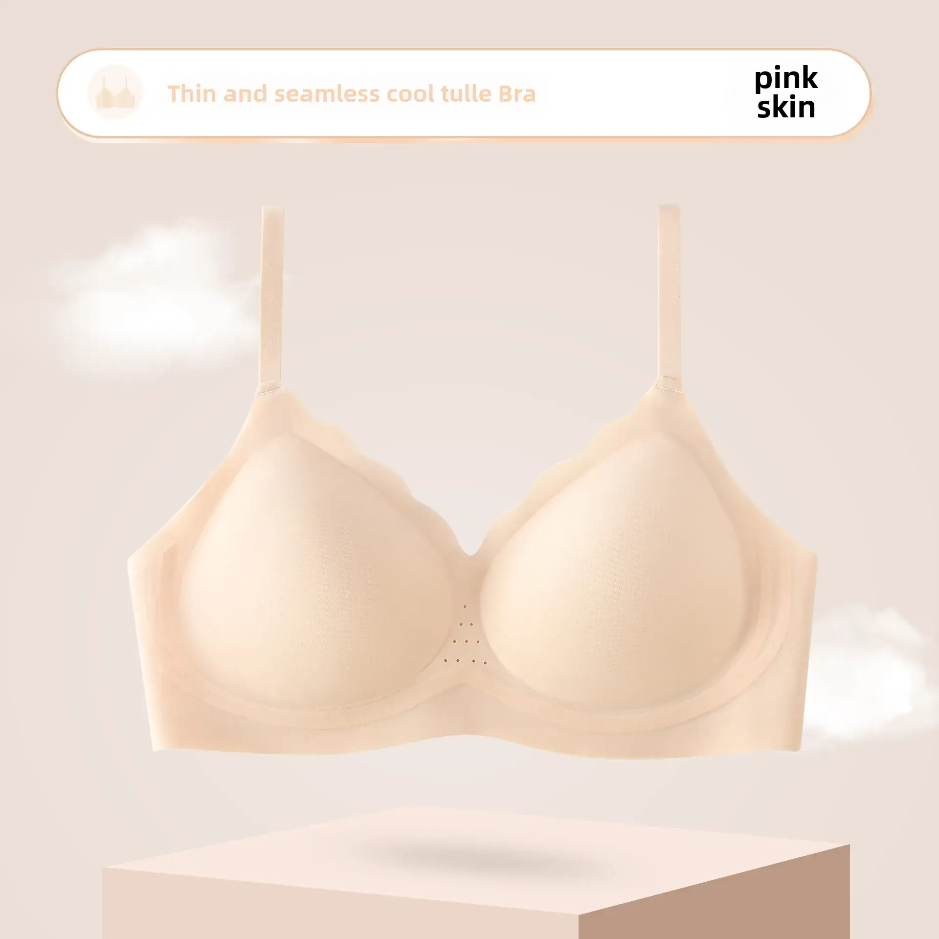 Ultra-Thin Jelly Strip Bra for Women - Image 4