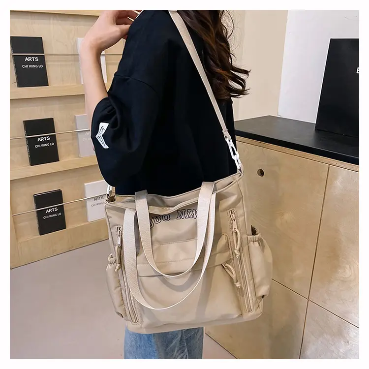 Women's White Japanese College Shoulder Crossbody Bag 2024 — feature 14