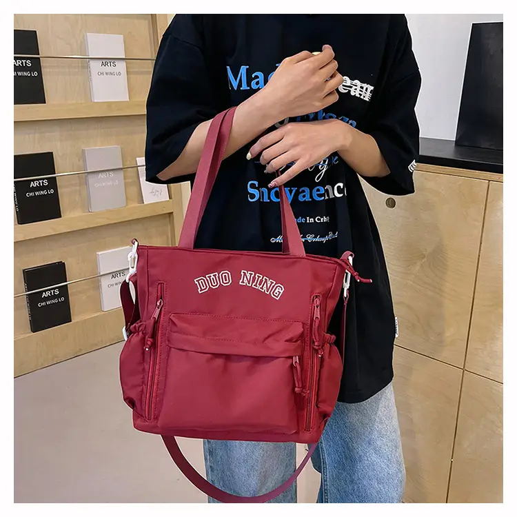 Women's White Japanese College Shoulder Crossbody Bag 2024 — feature 15