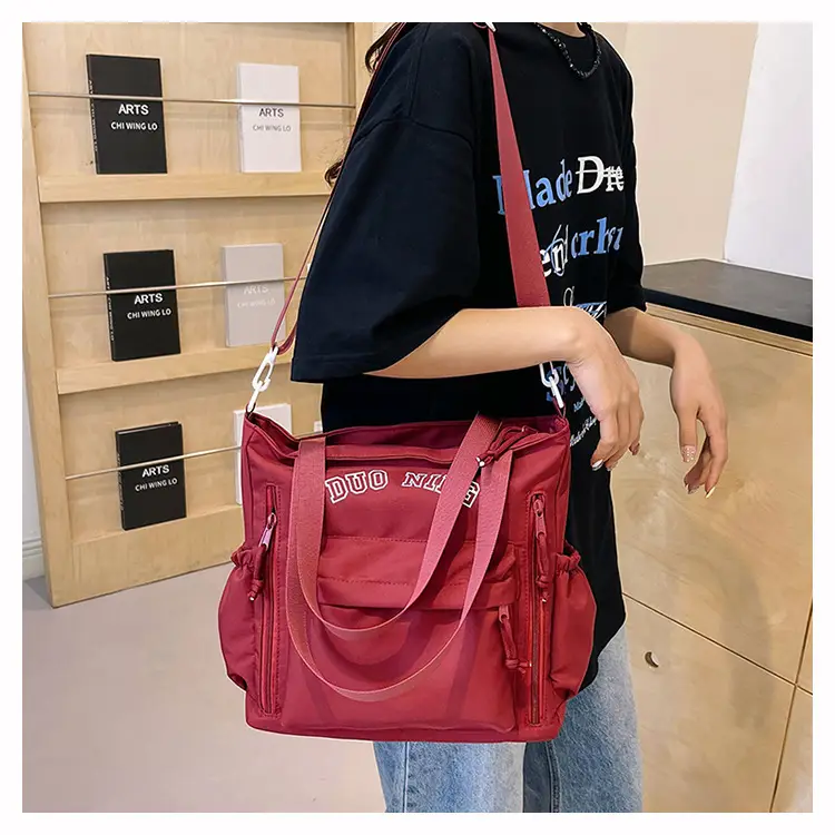 Women's White Japanese College Shoulder Crossbody Bag 2024 — feature 17