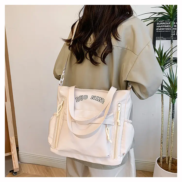 Women's White Japanese College Shoulder Crossbody Bag 2024 — feature 21