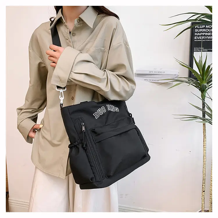 Women's White Japanese College Shoulder Crossbody Bag 2024 — feature 26
