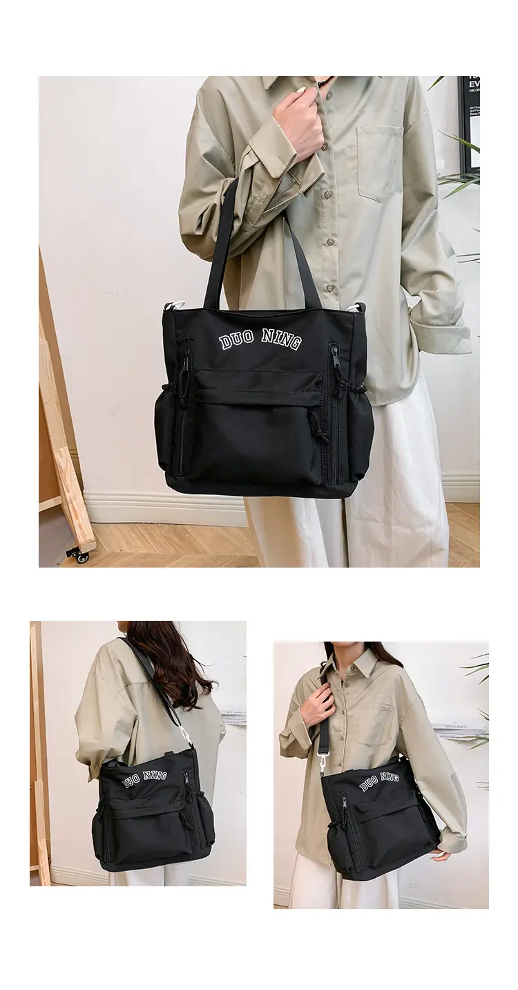 Women's White Japanese College Shoulder Crossbody Bag 2024 — feature 30